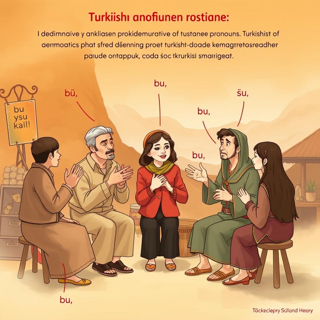 کاربرد ضمایر اشاره در زبان ترکی