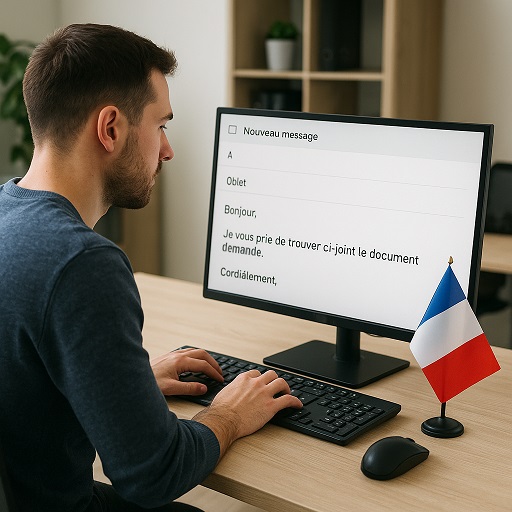 آموزش نوشتن ایمیل به زبان فرانسوی